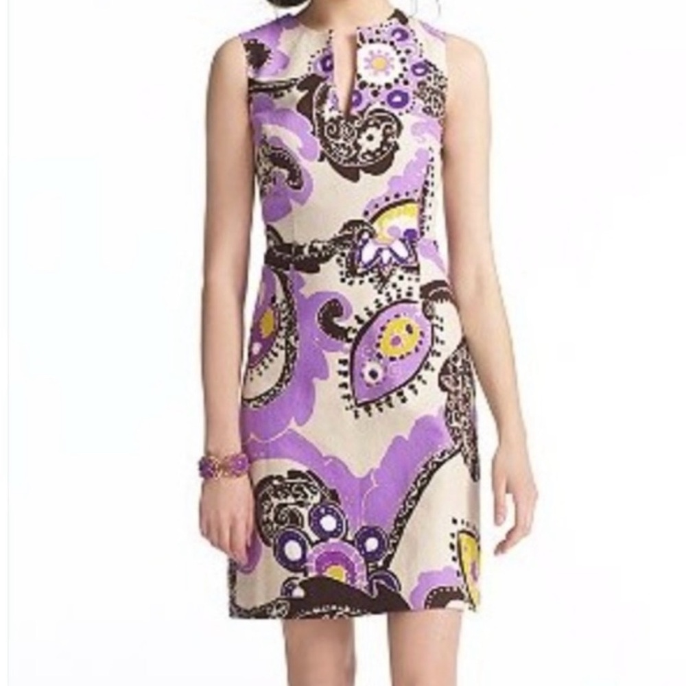 Kate Spade Keiran Dress in the Hydrangea Moroccan Paisley print, Size 8